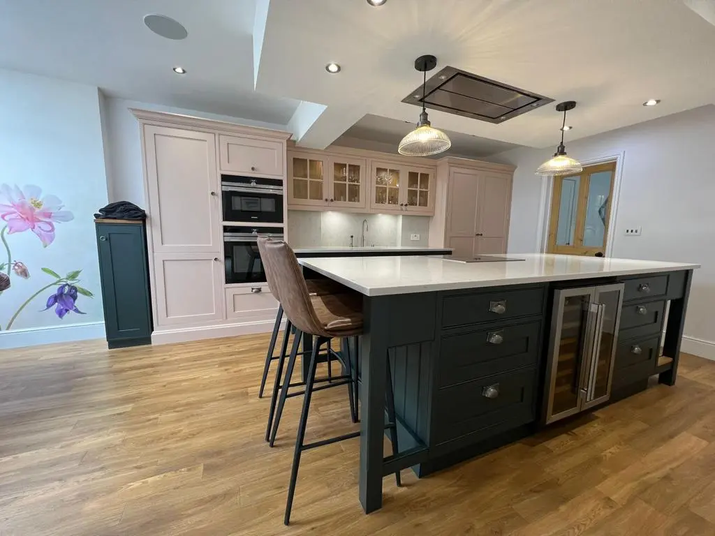 kitchen cabinet spraying - after paint spraying